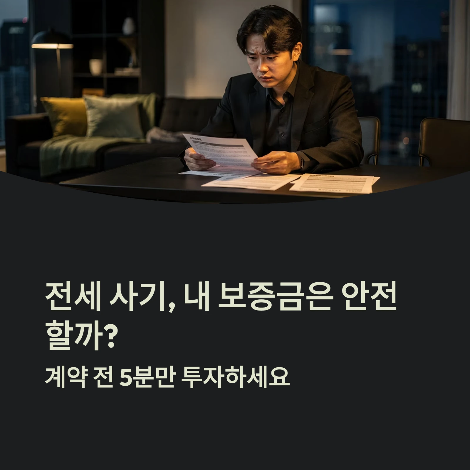전세 사기, 내 보증금은 안전할까?