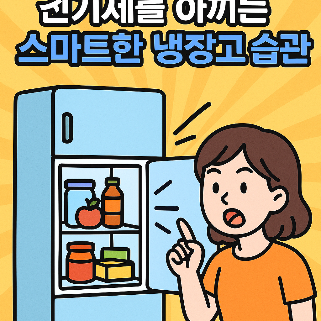 전기세를 아끼는 스마트한 냉장고 습관 한 가지