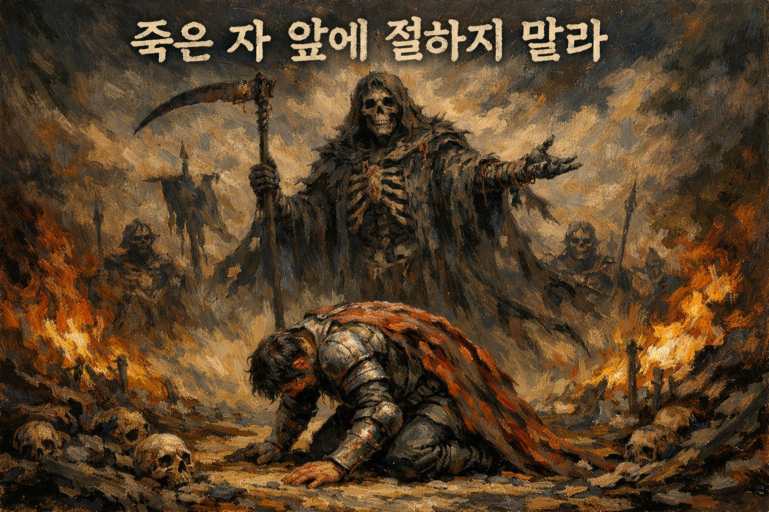 [출애굽기 20:5, 죽은 자에게 절하지 말라] 죽은 자를 향한 절과 제사가 하나님의 계명을 어기는 우상숭배임을 나타낸다. 오직 살아계신 하나님께만 굴복하며 진리를 사수하는 성도의 거룩한 결단을 선포한다. 요나의 신앙 저널