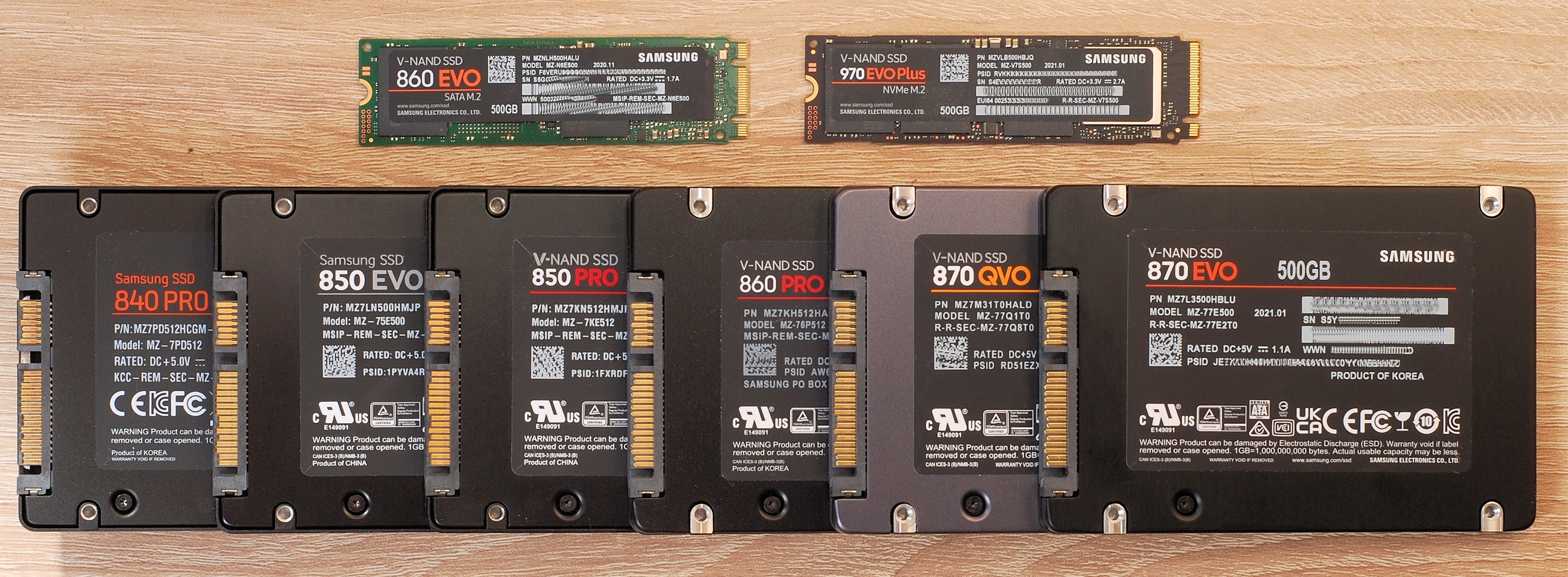 삼성 850 PRO vs 870 EVO vs 970 EVO Plus 내돈내산 후기 성능비교