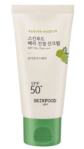 스킨푸드 베리 진정 선크림
