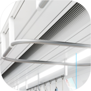 B. 천정면 추가 핸드레일