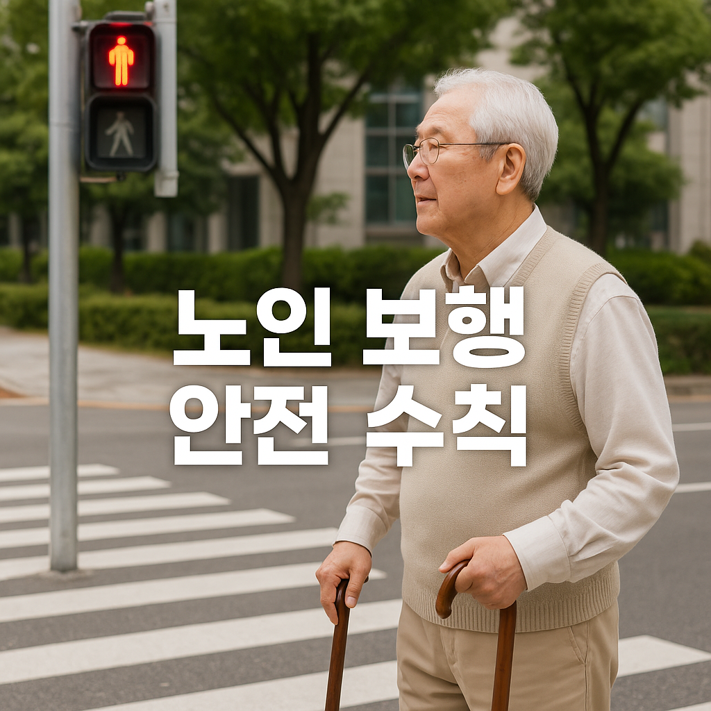 시니어 필독! 노인 교통사고 예방을 위한 안전 보행 습관🚦