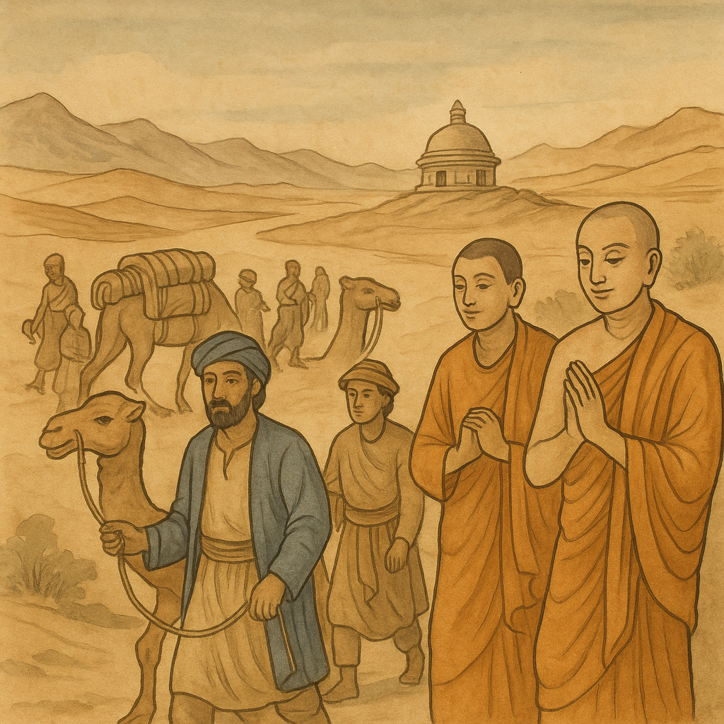 간다라 미술과 불교 전파의 이미지