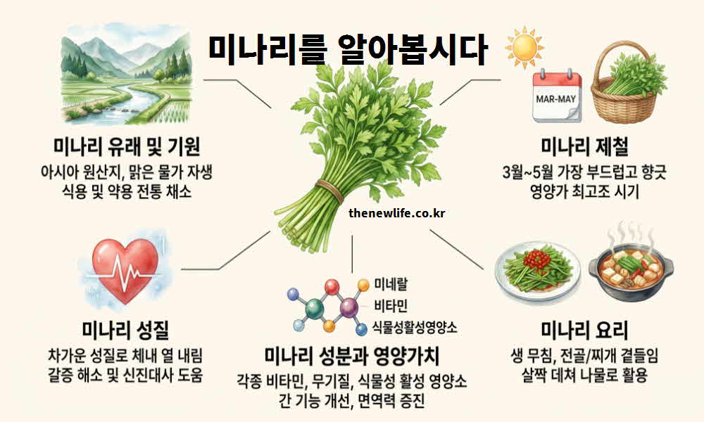 미나리 효능 유래 기원