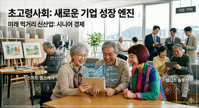 오늘은 기업들이 왜 초고령사회 산업에 주목하고 있는지, 그리고 앞으로 성장 가능성이 높은 시니어 산업 분야와 미래 변화 방향까지 쉽게 정리해보겠습니다.