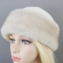 2025 거짓 모피 유행 브랜드 모자