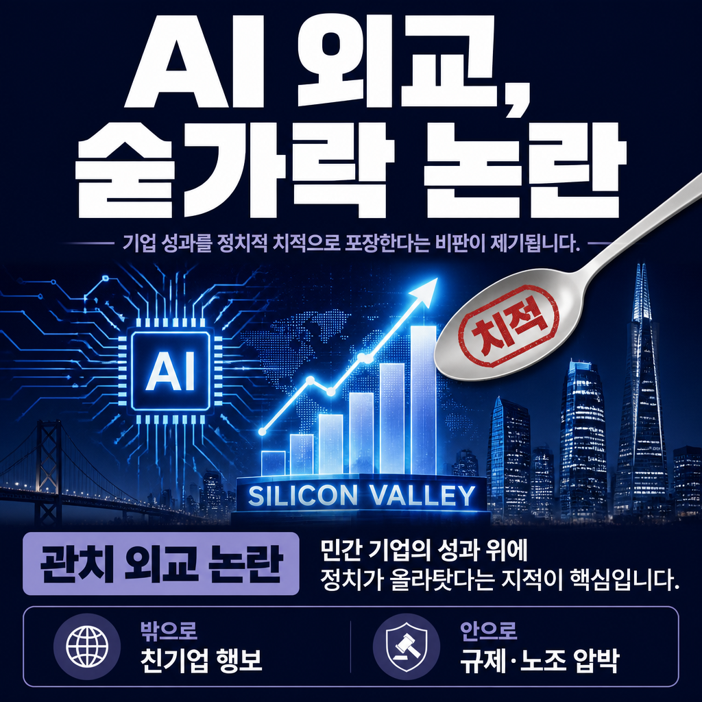 AI 외교, 숟가락 논란
