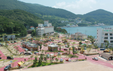 거제 학동몽돌해변 캠핑장