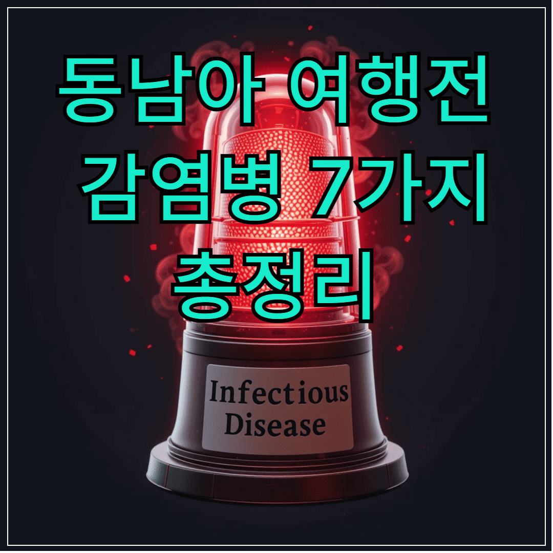 동남아에서 조심해야할 질병7가지