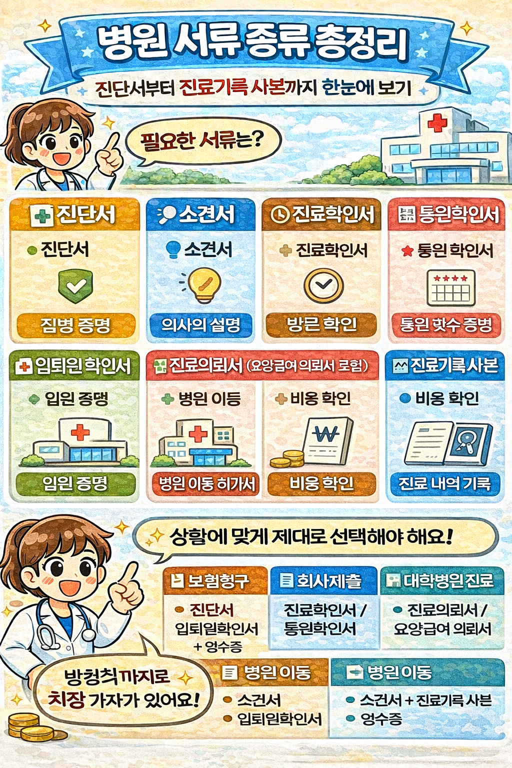 병원 서류 종류 총정리