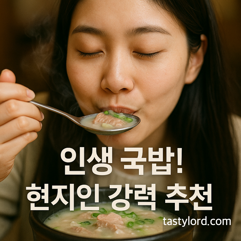 인생 국밥! 현지인 강력 추천