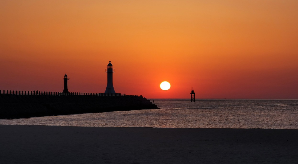 속초 일몰 사진