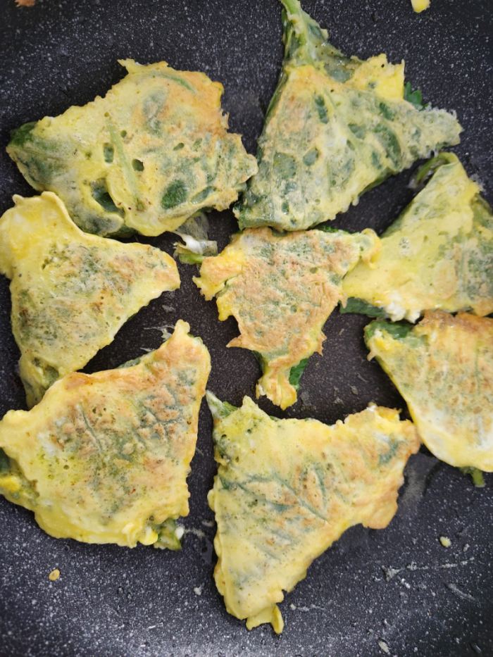 깻잎전 굽기