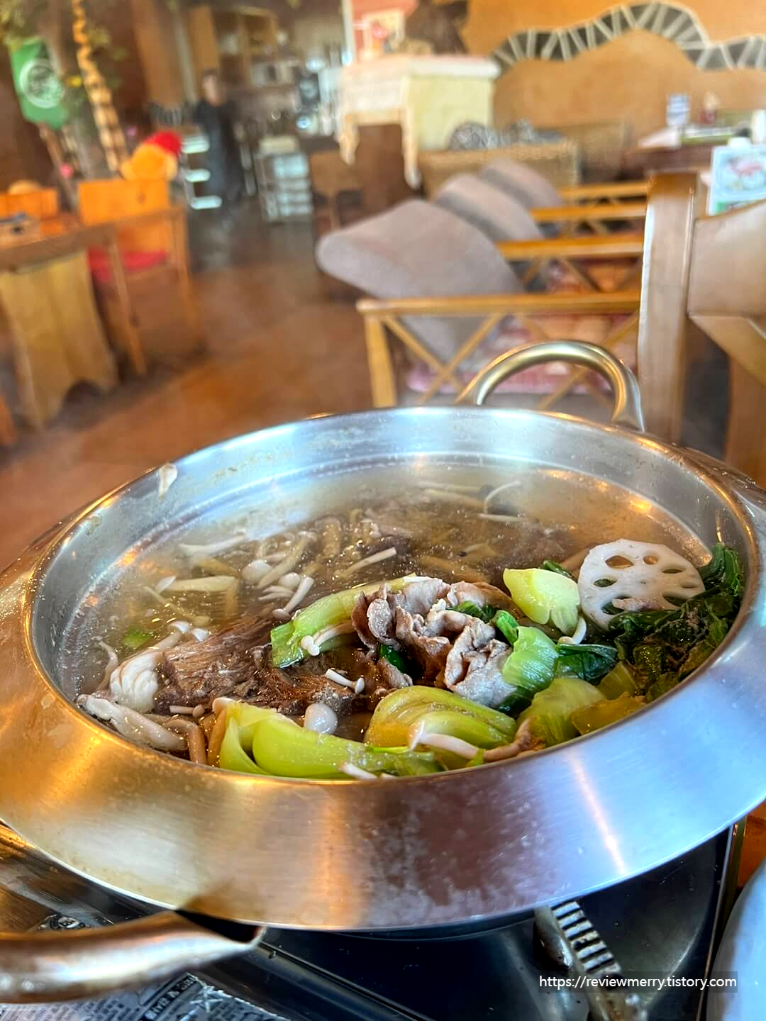 전골 끓인사진