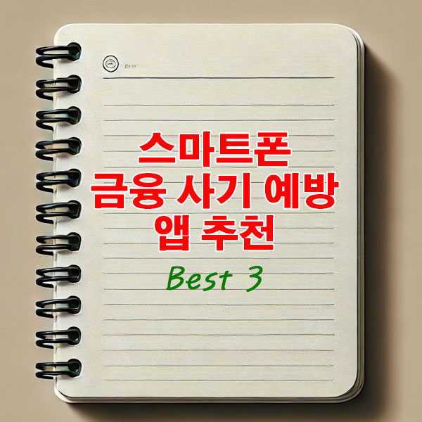 스마트폰 금융 사기 예방 앱 추천 Best 3