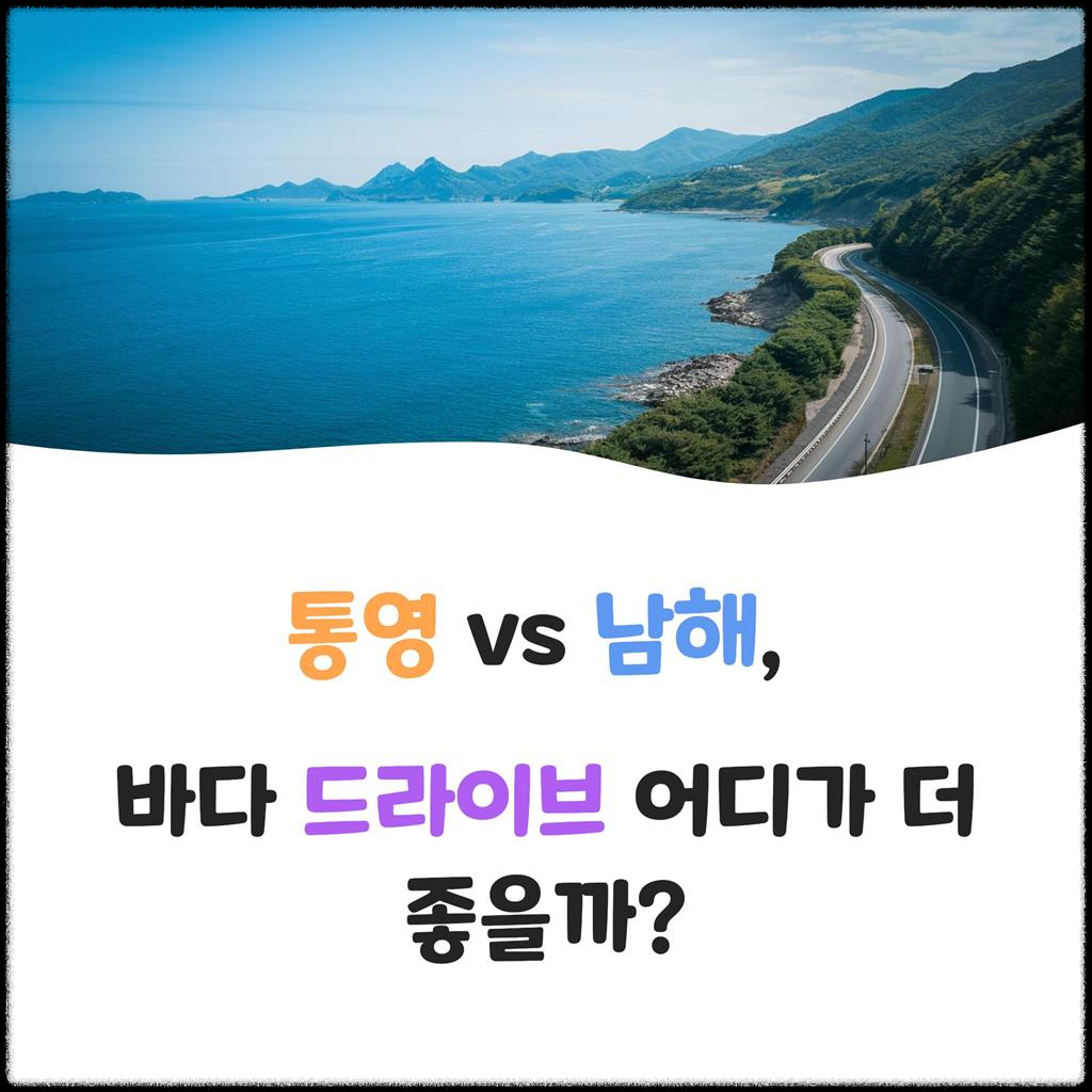 통영-vs-남해,-바다-드라이브-어디가-더-좋을까?