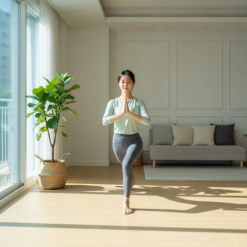 스트레스를 낮추는 데 효과적인 요가