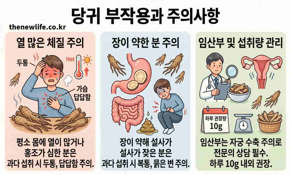 당귀 효능 부작용