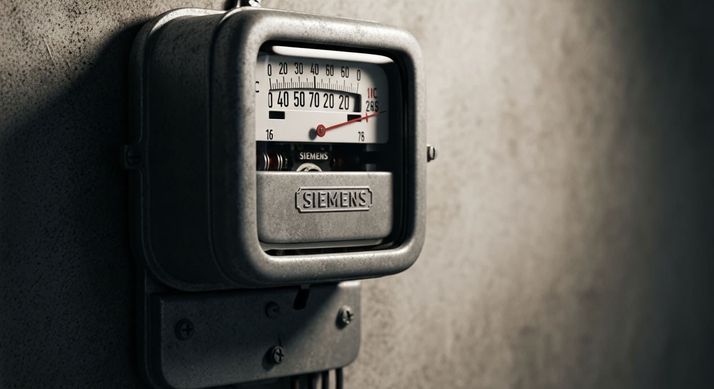 전력 사용량을 기록하는 전기 계량기 모습