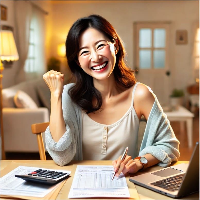 연말정산-환급받은-주부