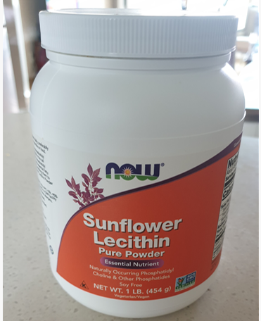 Sunflower Lecithin now food 파우더 형태