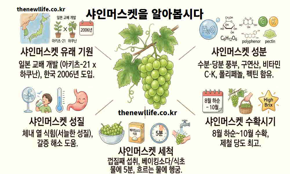 샤인머스켓 효능 기본정보
