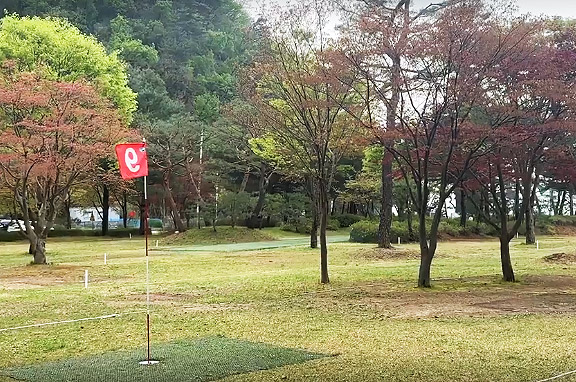 강변 따라 힐링 서종파크골프장