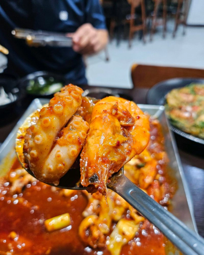 고수의 부엌 철판낙지볶음