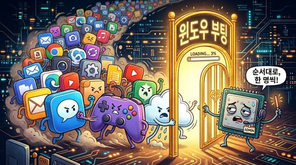 전기가 들어오는(Power-on) 순간 치열하게 펼쳐지는 자원 선점 경쟁