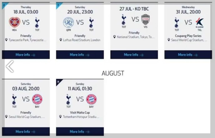 토트넘 뮌헨 경기일정 티켓 예매 쿠팡플레이 시리즈