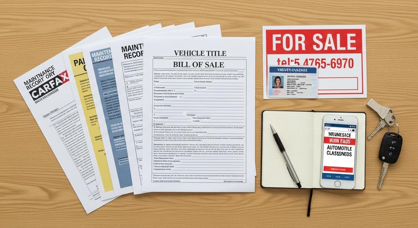 중고차 판매시 필요서류