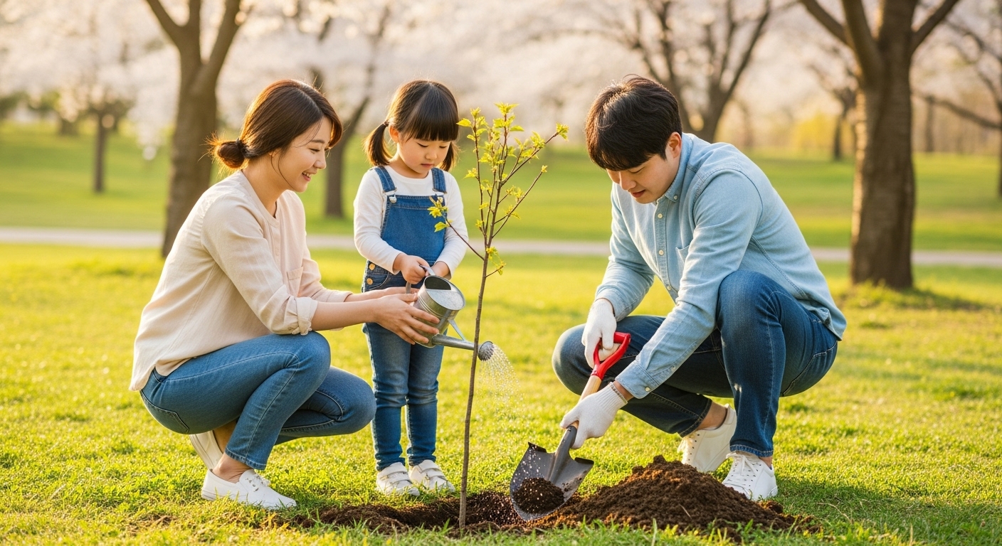 #2025년 출산기념 나무심기 캠페인