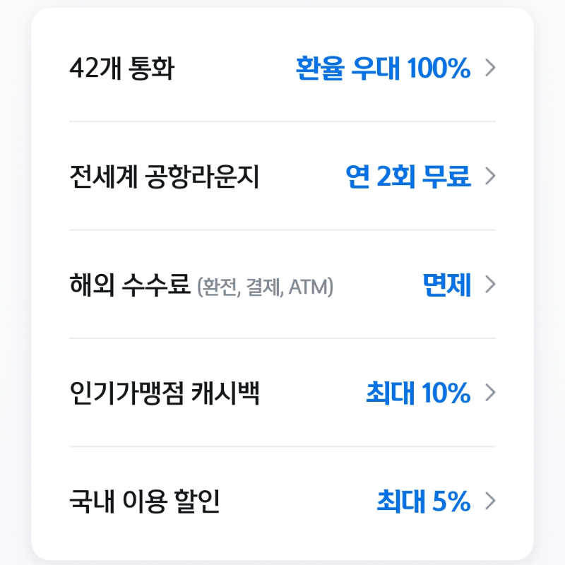 신한 Sol트래블 혜택