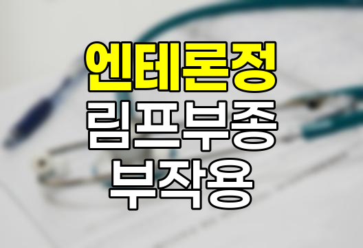엔테론정 상세 정보, 효과, 부작용, 가격 및 비대면 진료 정보