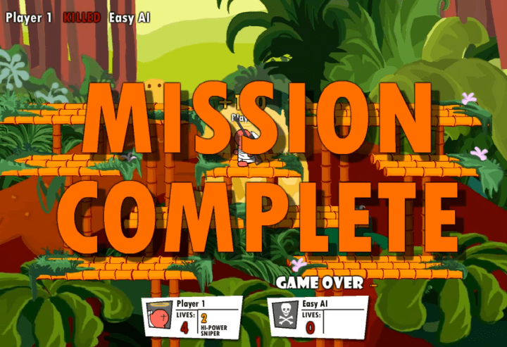 건메이햄2-플래시게임-종료-화면