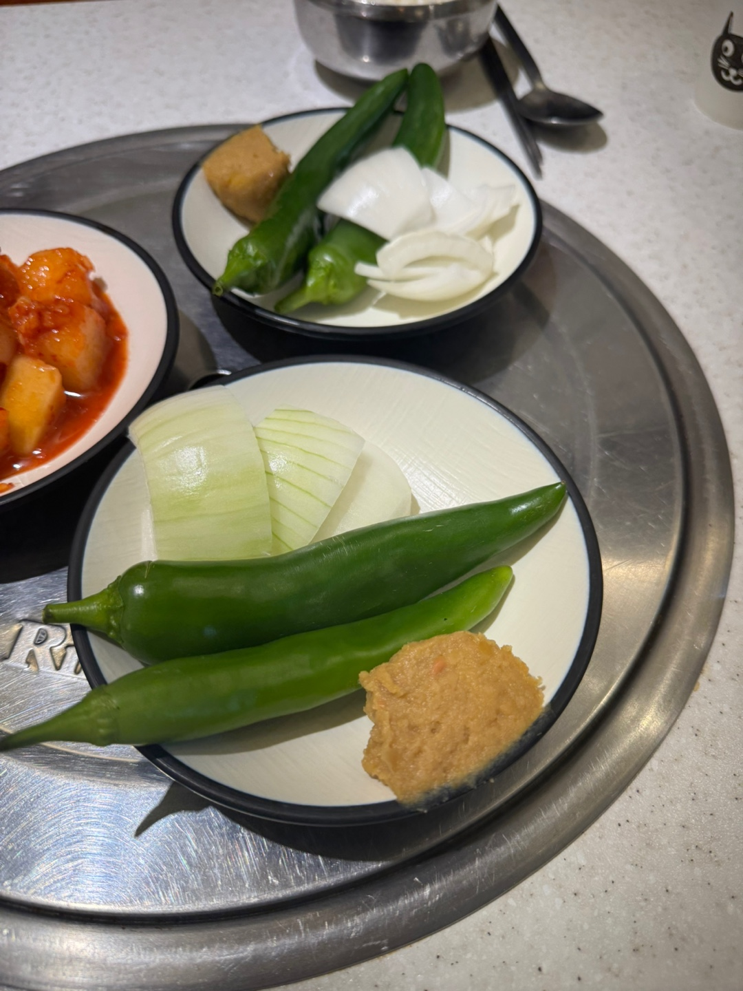 양파,고추 기본 반찬