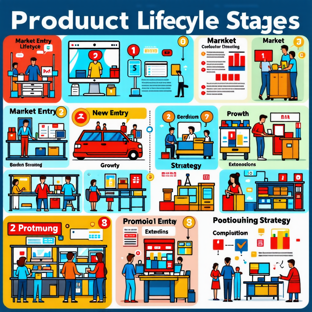 프로덕트 수명주기 분석법 (시장진입, 확대전략, 포지셔닝)