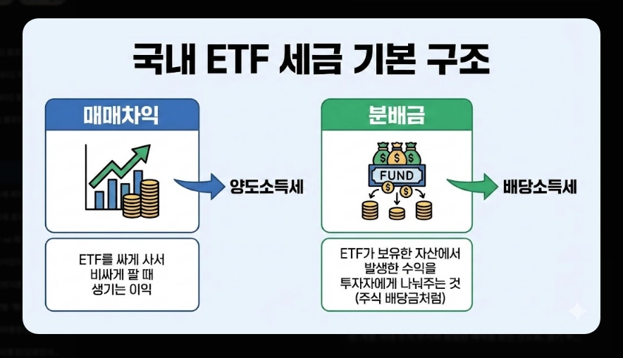 국내 ETF 세금 완벽 정리 [2026년 개정] 유형별 과세&middot;ISA 절세&middot;종합과세 대비법