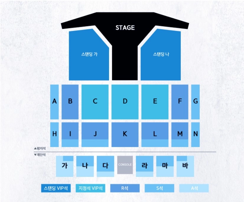 부산공연좌석 배치도