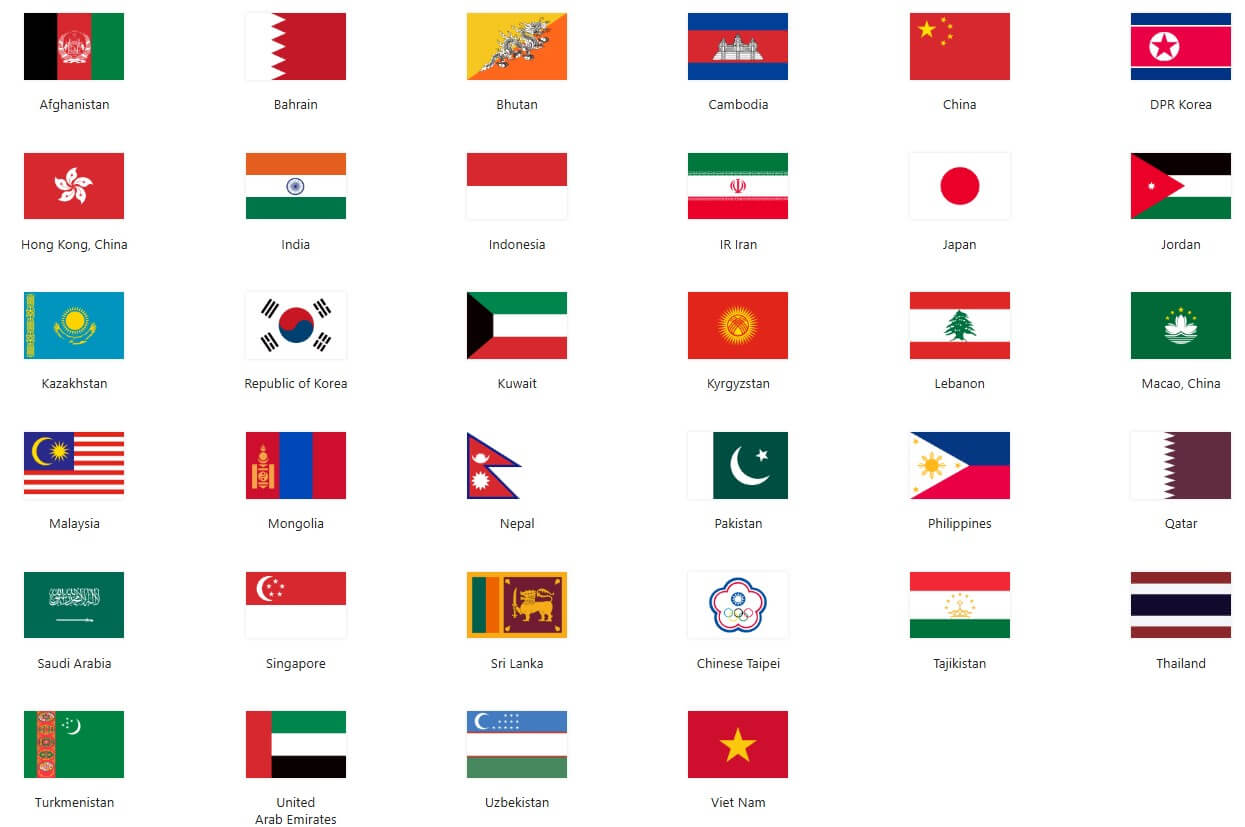 2025 하얼빈 동계 아시안게임 출전 종목 선수 참가국