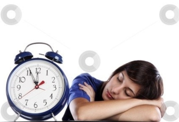 잠자는 시간 고정하기 이미지