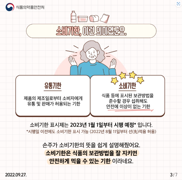 식품의약처-소비기한-관련자료