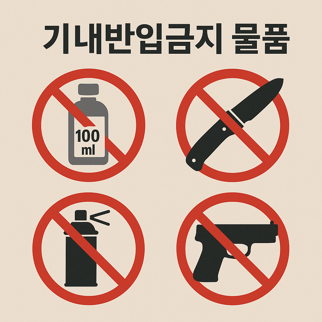 기내반입금지물품 글 대표 이미지