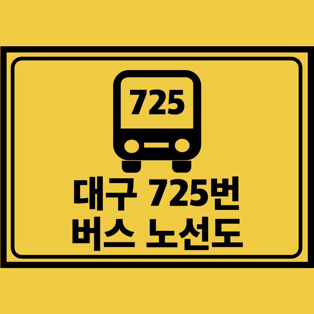 대구725번버스노선도
