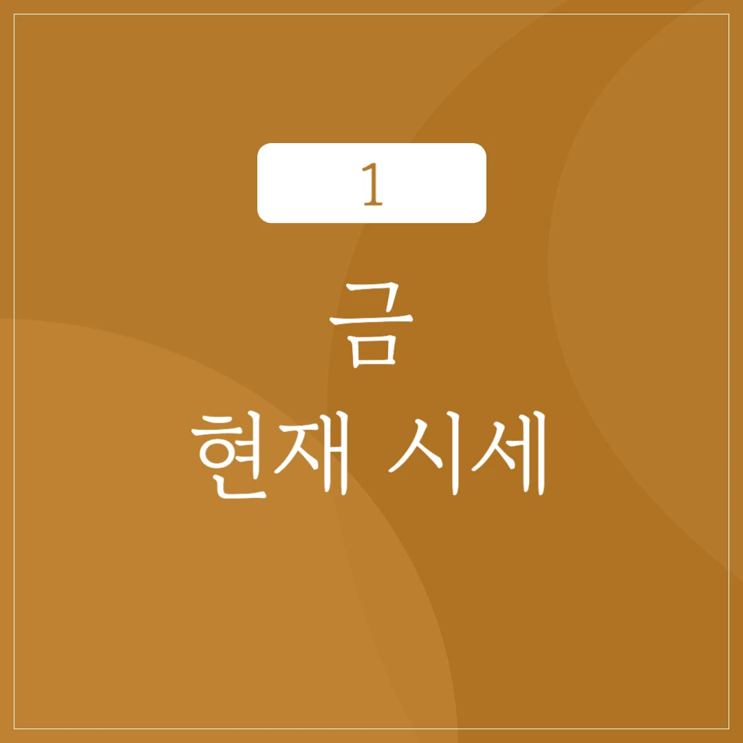 오늘의 금 시세