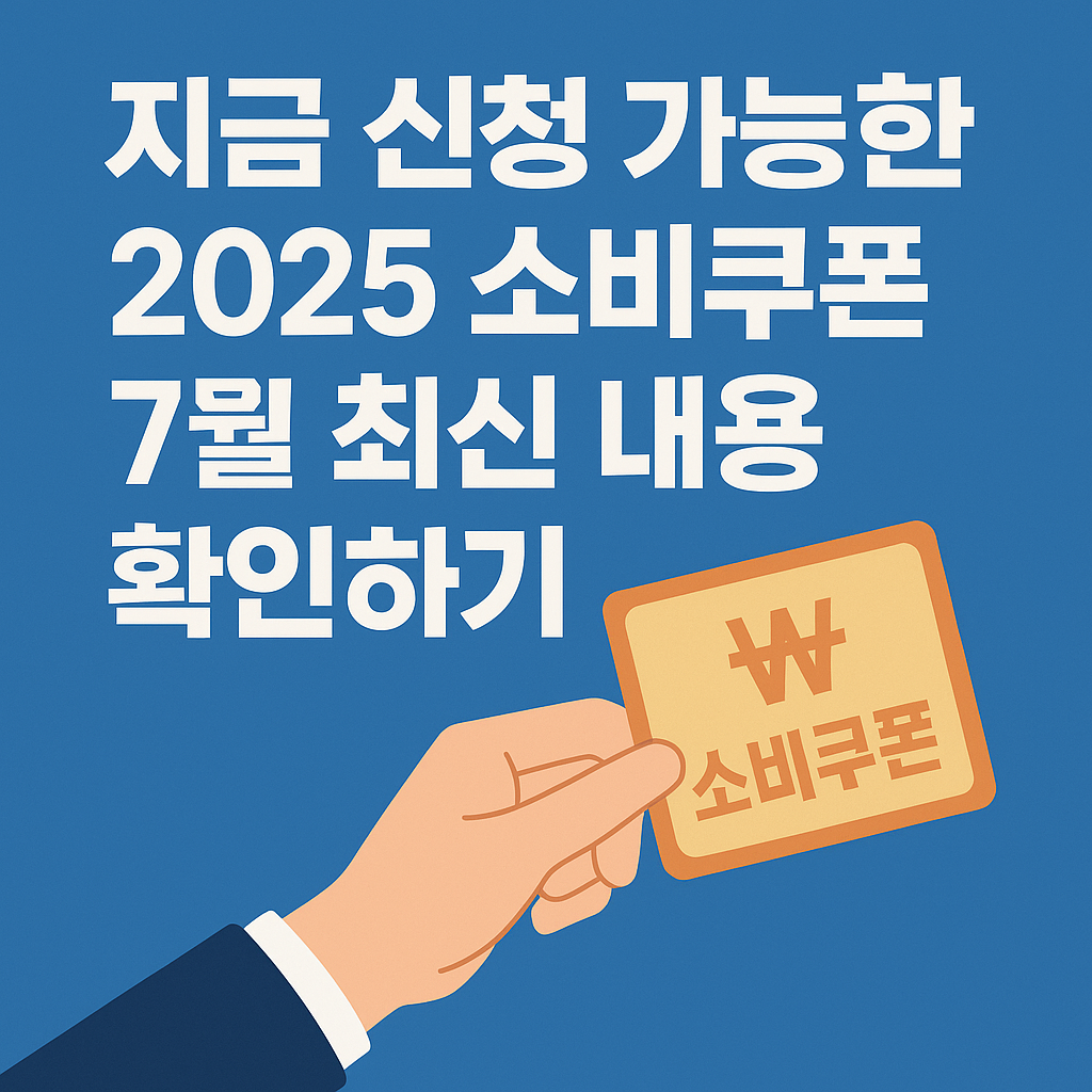 2025소비쿠폰