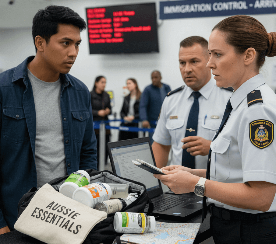 공항검색대, 공항직원, 남자, 여자, 검색대