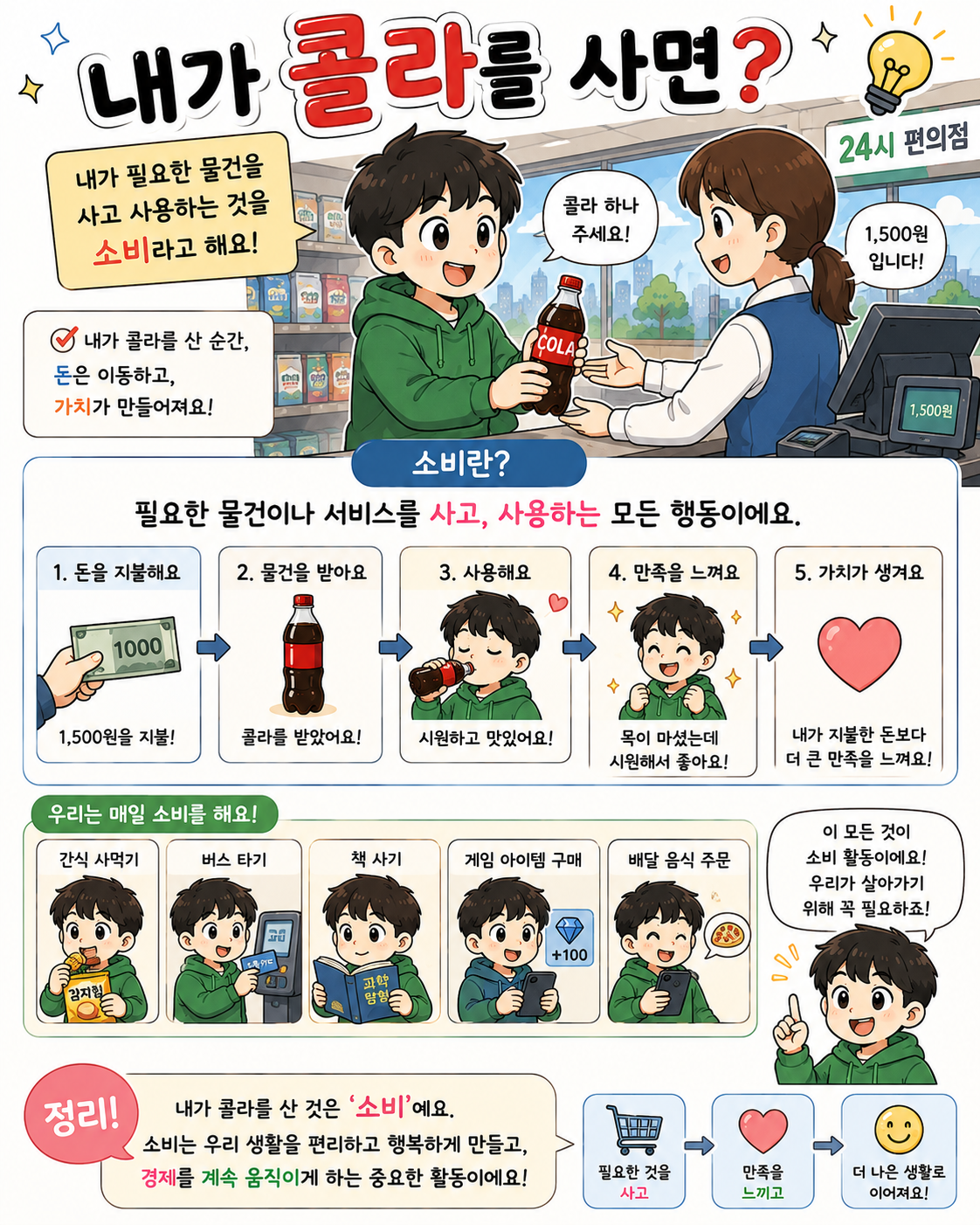 내가 물건을 사는 것도 경제 활동입니다