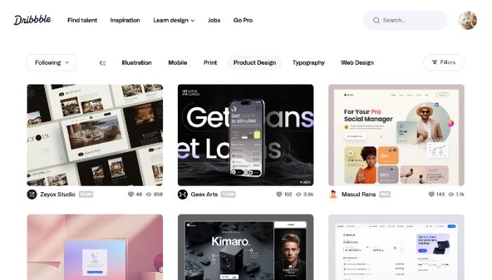 드리블 Dribbble